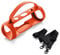 Yaowanguan Silicone Case for JBL Charge Essential 2 & Charge 4 Bluetooth Speaker, Portable Protective Carrying Cover Sleeve (Orange)