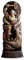 FIYSON Odin Figur, Dekofigur Nordic Gott, Wikinger Dekostatue, Skandinavischer Wodan Weinschrank (Thor)
