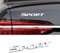 3D Metall Sport Aufkleber für Auto, Styling Sport Emblem Aufkleber, Auto Badge Aufkleber Auto 3D Aufkleber für Kofferraum Seite Fender Heckklappe (Silber)