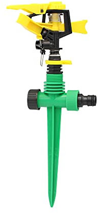 Kunststoff Impulsregner Rasensprenger Erdspieß Kreisregner Sprinkler