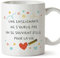 Mugffins Tasses pour PROFESSEURE - En Français - Cadeau original femme - Ne s'oublie pas - 11 oz / 330 ml