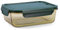 Bidasoa INFINITY Recipiente Rectangular Hermético, Vidrio 23x17,5x7,6 cm, 150 cl