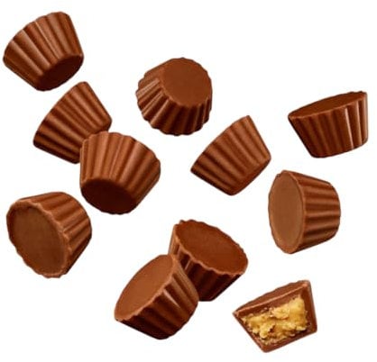 Individually Wrapped American Sweets Compatible with Reese's Mini Cups - Milk Chocolate Peanut Butter Mini Cups (500g)