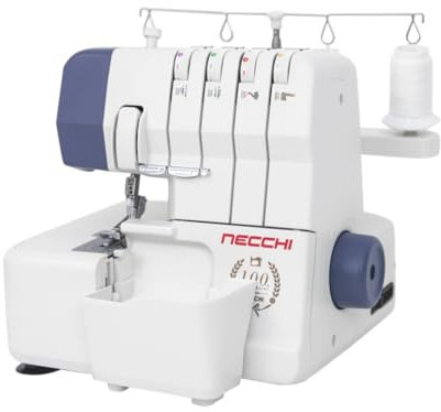 Necchi NL11C Overlockmaschine mit Abfallbehälter