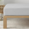 Degrees Home - Collection - Spannbettlaken – 100% Polyester, Hochwertige Mikrofaser, Rundum-Gummizug, Atmungsaktiv & Pflegeleicht, Oeko-Tex Standard -160 X 190 X 33 – Grau