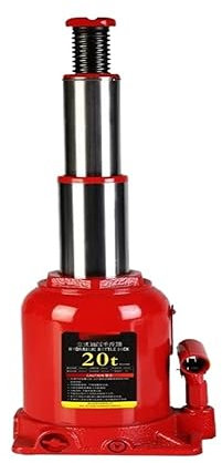 Cric Idraulico per Auto, Cric Idraulico Verticale 12T/16T/20T/30T/32T/50T Strumento per Cambio Pneumatici per Auto Cric per Auto (Colore : 0, Dimensioni : 12T Doppia Sezione) (20T Doppia Sezione)