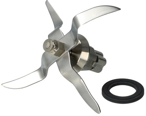 vhbw Couteau de mixeur compatible avec Silvercrest 290976, 297624, 349665, 317552, 338924 robot culinaire - Avec 4 lames en acier inoxydable