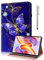 TUOLISG Étui de protection pour Lenovo Tab M9-9 (TB-310FU) 2023, ultra fin, en cuir PU, fonction support, multi-angle, avec stylet, étui de protection pour Lenovo Tab M9 - Papillon