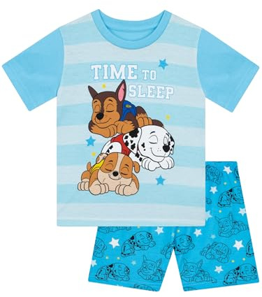 Paw Patrol Pyjamas | Boys Short Pyjamas | Marshall And Chase PJs For Boys | Ages 18 Months To 8 Years