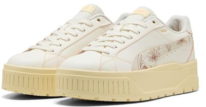 PUMA Damen Karmen II Crafted Flowers Sneaker, WARM White-Almost APRICOT, 38 EU