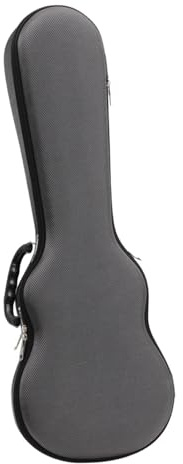 Harilla Ukulele-Gigbag, tragbare Ukulelen-Tasche, 26-Zoll-Ukulelen-Etui, wasserdichtes Ukulelen-Hartschalenetui, Tenor-Ukulelen-Etui, grau