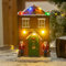 Light Up Christmas House, Miniature Christmas Village With 8 Songs, Christmas Decorations, LED Nutcracker Soldier House Desktop Ornament Home Decor