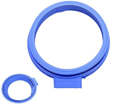 Escotilla de manguito, compatible con Haier, lavadora de tambor 0020300657R, anillo de sellado de goma impermeable, piezas de tapa de alcantarilla