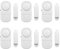 Nettoppo 6 Set/Pacco Antifurto Wireless Appartamento Allarme Antifurto Allarme Porta Allarme di Sicurezza Wireless Finestra per Sicurezza Domestica Sensore Magnetico Fai da Te