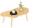 Moderner Couchtisch aus der Mitte des Jahrhunderts in Wolkenform, 80 cm, minimalistischer Holzakzenttisch für Sofa, stilvolles, zierliches Wohnzimmermöbel, modernes Design