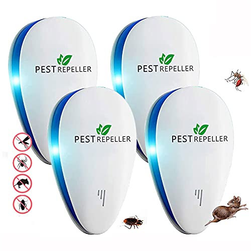 Anti-moustiques à ultrasons-100% Professionnel et Efficace Souris, Fourmis, Mouches, araignées, cafards, répulsif à ultrasons électromagnétique Efficace,répulsif pour moustiques