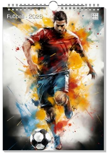 artboxONE Kalender 2026 Fußball Wandkalender A4 2026 Sport/Fußball