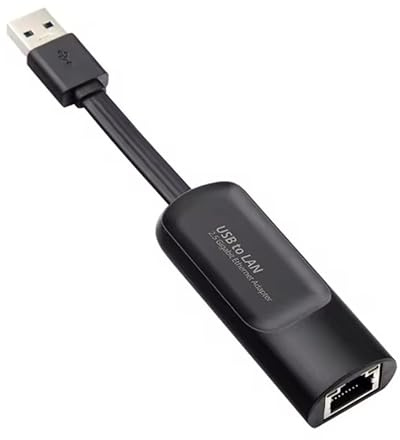 diybits USB C Ethernet Adapter 2.5Gbps High-Speed Network Adapter for Gaming RJ45 Gigabit LAN Adaptor, Compatible with Thunderbolt 3 Mac Windows MacOS Tablet Laptop Switch (Standard USB - Type A)