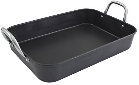 Kopf Auflaufform Pura (Bräter aus Carbonstahl, Griffe aus Edelstahl, geeignet für Induktion, 5 Liter)