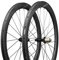 ICAN Aero 50 Disc 1430g Light Carbon Rennrad Laufradsatz Scheibenbremse für All-Around Clincher Tubeless Ready 12×100/12×142mm Center Lock Thru-Alex