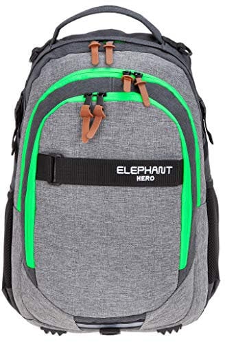 Elephant Schulrucksack HERO SIGNATURE Rucksack (Two Tone Green (grau/grün))
