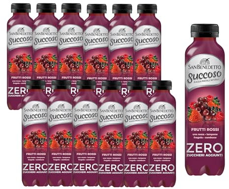 San Benedetto Succoso Zero Frutti Rossi, 400 ml
