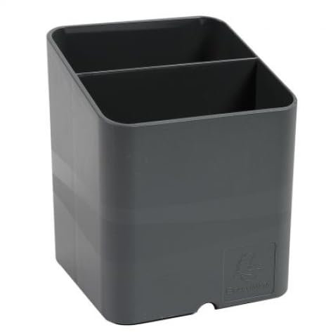 Lot de 10 Pot à crayons PEN-CUBE Office gris souris