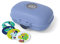 MONBENTO - Caja de Merienda Infantil MB Gram Infinity - Caja de Merienda para Niños - Ideal Escuela o Parque - Sin BPA - Segura y Duradera - Azul