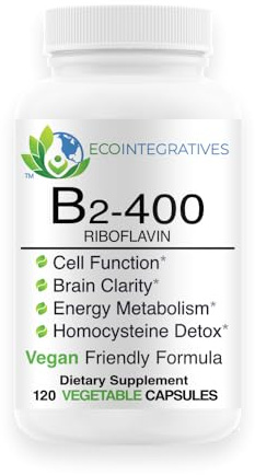 Bio-Innovations Vitamin B2-400 Riboflavin 400 mg (120 Vegetable Capsules)