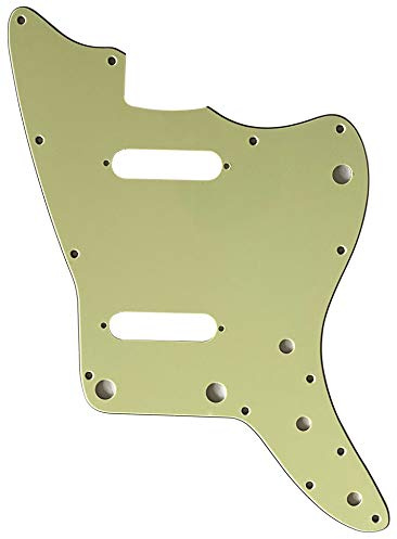 Passend für US Jazzmaster Strat Pickup Style Gitarre Pickguard (3-lagig, Vintage Green)