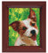 Pixel P31320 Mosaik Geschenkverpackung Hund, Pixelbild mit Rahmen, kinderleichtes Stecksystem, ohne Bügeln und Kleben, Steinchen aus Biokunststoff