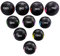 Medizinbälle 10 Gummi-elastische Medizinkugeln, Home Fitness Anti-Training Balance Ball, 1kg / 2kg / 3kg / 4kg / 5kg / 6kg / 7kg / 8kg / 9kg / 10kg / 10kg