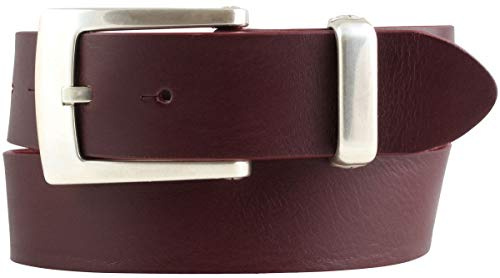 BELTINGER Designer-Gürtel aus Vollrindleder mit Metall-Schlaufe 4 cm | Jeans-Gürtel für Damen Herren 40mm
