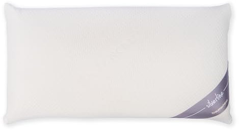 Traumschloss Nackenstützkissen Silverline - Optimaler Komfort und Unterstützung für Nacken und Kopf - Langlebiges Polyurethan-Kernmaterial Bezug waschbar bei 60 Grad - 30x60cm