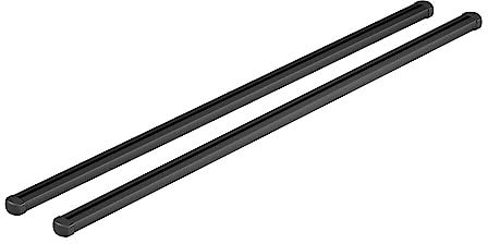 NORDRIVE N15071 Helio Black, 1 Paar Dachträger aus Aluminium - L - 127 cm