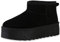 VAN HILL Damen Plateau Boots Vorne Trendy Schuhe 840485 212929 Schwarz 38