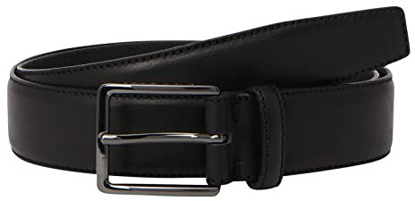 bugatti Men´s Cow Leather Belt 3.5 W85 Black