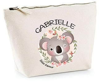Trousse Gabrielle Bébé d Amour Koala | Pochette Enfant Mignonne Toilette Maquillage Idée Cadeau pour Jeune