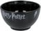 Elbenwald Ciotola per Cereali Harry Potter - Ciotola con Icone Logo Occhiali e Fulmine Motivo - 600 ml - Altezza 8 cm - Ø 13 cm - Ceramica - Nero