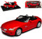 Motormax B*M*W Z4 E85 Cabrio Rot 1. Generation 2002-2008 1/18 Modell Auto mit individiuellem Wunschkennzeichen