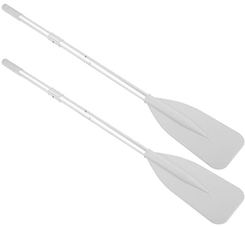 Bootspaddel, Ruder aus Aluminiumlegierung, Hochfestes Schlauchboot, Beiboot, Kanu, Wassersport, Ruder aus Aluminiumlegierung, 2-teiliges Paddel mit 2-teiligem Stangenset