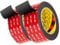 3M Double Sided Mounting Tape 50mm x 4.7m Black 2 Pack 5925 0.6mm Thick Heavy Duty Foam Tape Strong Adhesive for Car Décor Home Office Logos