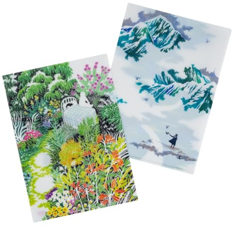 Hobonichi Techo Accessories iyo okumi: Hobonichi Clear Folder Set of 2 for A5 Size (iyo okumi)