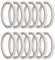 TESSTSY 12 Rolls Nastro Biadesivo Sottile Autoadesivo Trasparente, 6mm Nastro Autoadesivo Biadesivo, Faccia Nastro Adesivo Forte per Foto, Carta, Artigianato, Lavorazione Manuale (10 M/Rollen)