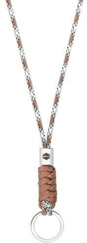 SENLLY Schlüsselanhänger für Schlüssel, Handy, Ausweishülle, Geflochtenes Paracord-Design Umhängeband Schlüsselband mit Edelstahl-Hardware