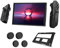 Custodia protettiva con 4 tappi basculanti per console Legion Go, custodia in silicone per console Legion Go, accessori per console Lenovo Legion Go (trasparente)