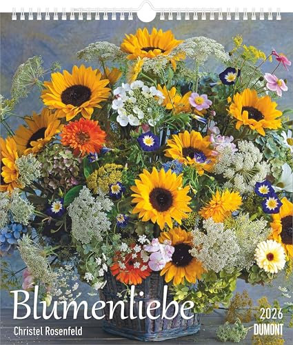 Blumenliebe 2026 - Foto-Kalender - Wand-Kalender - 30x34 - Blumen-Liebe: Floral