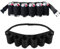Jortmrd Portable Biergürtel Bierhalter Getränke Gürtel Kann 6 Dosen Aufnehmen Getränkegürtel Verstellbarer für Camping Wandern Outdoor Party für Damen und Herren (Schwarz)