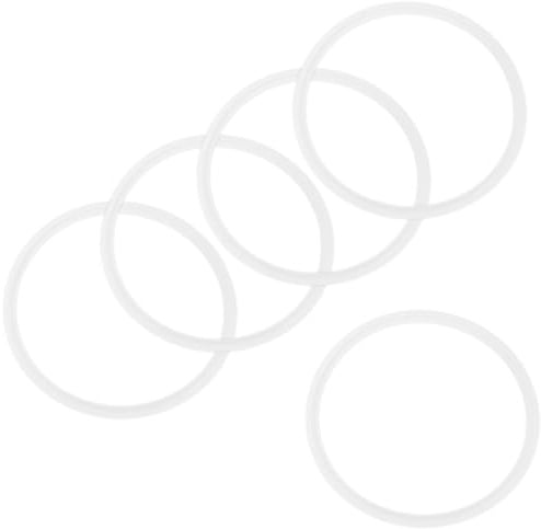 M METERXITY 5er-Pack Silikon-O-Ringe Dichtung 154mm Unterlegscheibenklemme | für Kompressor Ventile Rohrreparatur/Spülbeckenstopfen/Badewannenstopfen/Dichtung Wasserhähne, O-Ringe Dichtung