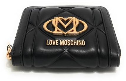 Moschino Geldbörse Damen Love, Jc5641 Schwarz, Taglia Unica, Casual